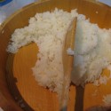 how to mix sushi rice